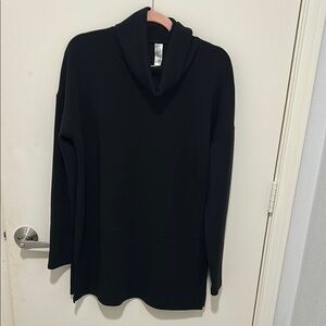 SPANX Black Cowl Neck Sweater